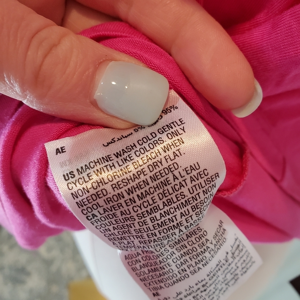 NWT INC International Concepts Intimates Pink Tee Size Large Divine Berry - Picture 11 of 12